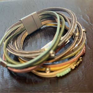 NWT Kalifano leather bracelet